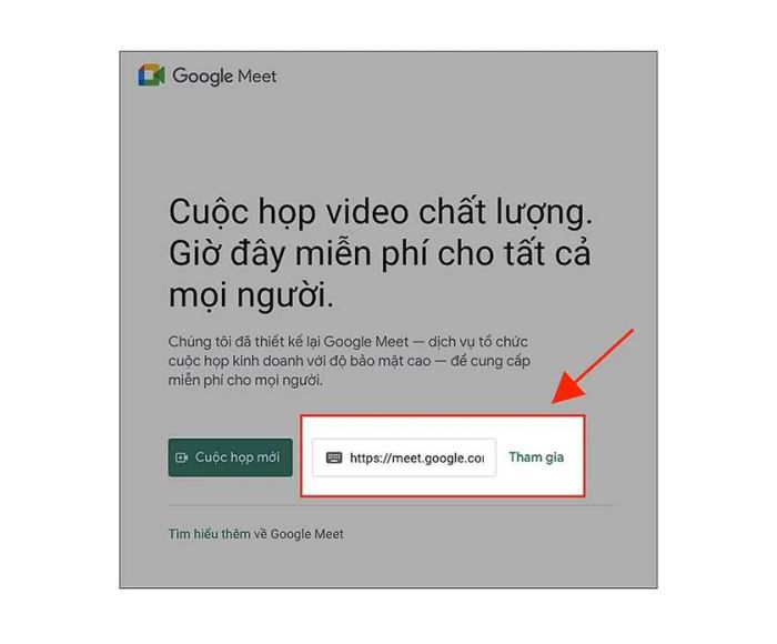 Hướng dẫn tham gia phòng họp trực tuyến