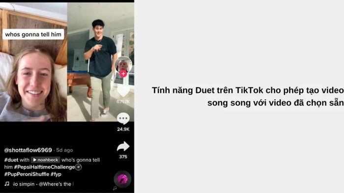Duet trên TikTok là gì?