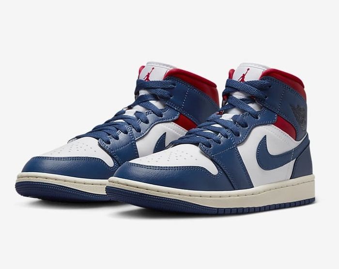 Image of blue and white shoes