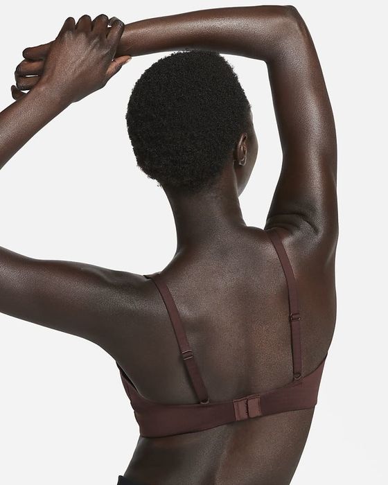 Image of model wearing brown bra