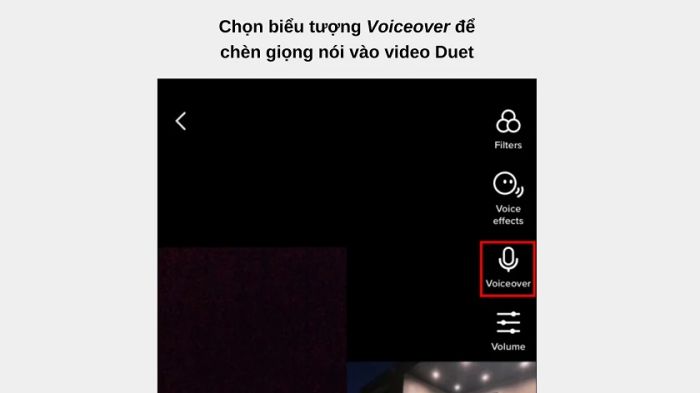 Nhấn vào biểu tượng tương ứng để tiếp tục thực hiện.