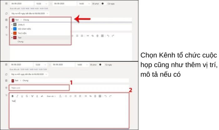 Hướng dẫn chi tiết tạo lịch học và lịch họp trực tuyến trên Microsoft Teams