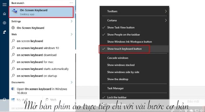 Bàn phím trực tiếp