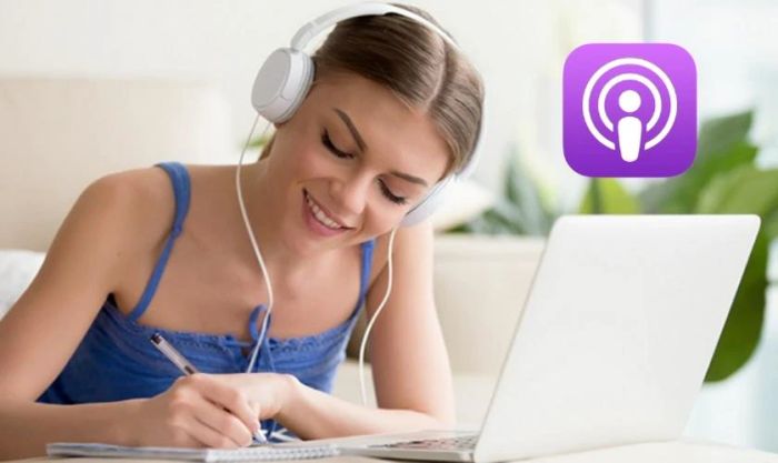 cách nghe podcast trên điện thoại