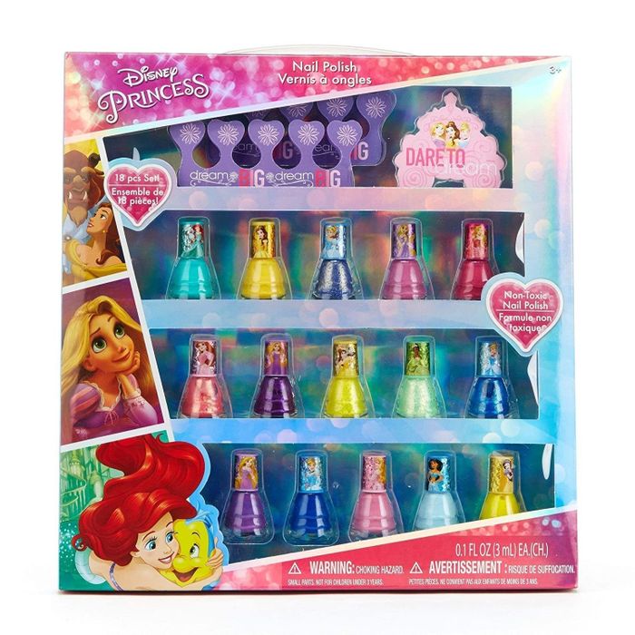 The Disney Princess nail polish set.