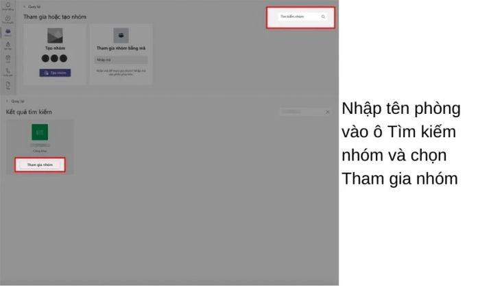 Hướng dẫn tìm kiếm và chia sẻ phòng họp, phòng học