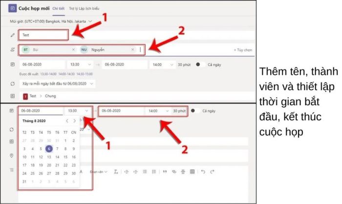Hướng dẫn tạo lịch học và lịch họp trực tuyến trên Microsoft Teams