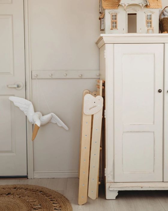 The set folded up and stored in a nursery