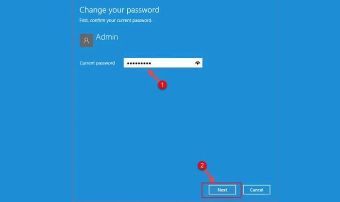 Chọn Next để tiếp tục