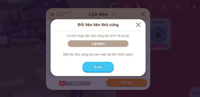 Hướng dẫn thay đổi tên pet trong Play Together một cách đơn giản và nhanh chóng