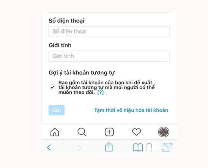 Hướng dẫn khóa Instagram trên điện thoại