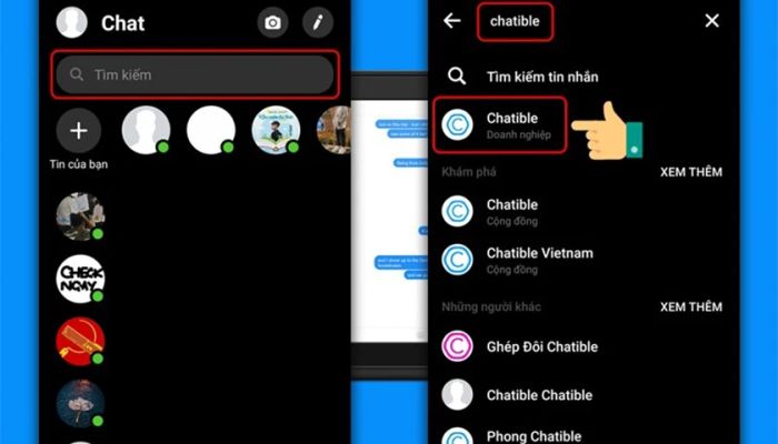 Hướng dẫn trò chuyện với người lạ trên Messenger bằng điện thoại