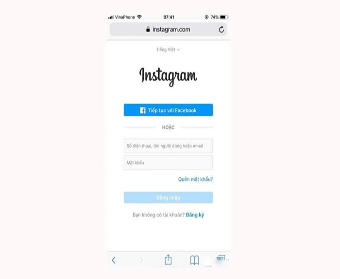 Hướng dẫn khóa Instagram trên điện thoại