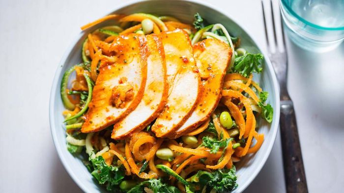Create a simple ginger dressing with only three ingredients.