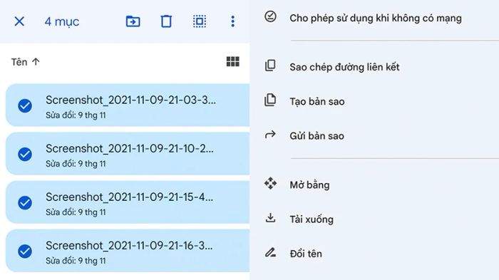 Hướng dẫn tải ảnh từ Google Drive trên điện thoại Android