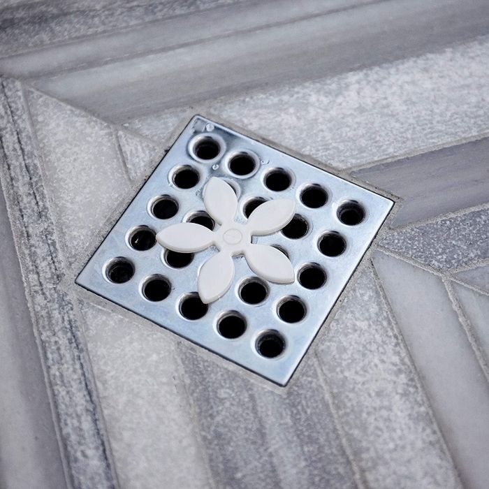 The DrainWig inside a drain.