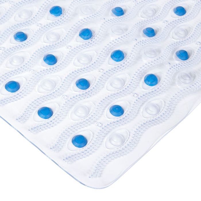 the slip-resistant shower mat
