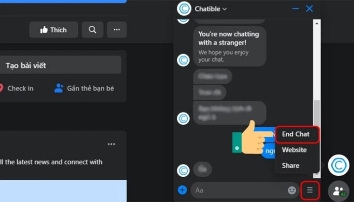 Hướng dẫn trò chuyện với người lạ trên Messenger bằng máy tính