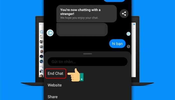 Cách thức trò chuyện với người lạ trên Messenger bằng điện thoại