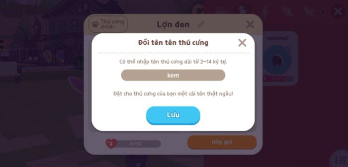 Hướng dẫn dễ dàng để đổi tên pet trong Play Together