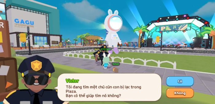 Các nhân vật máy có thể giúp bạn hoàn thành nhiều nhiệm vụ trong Play Together