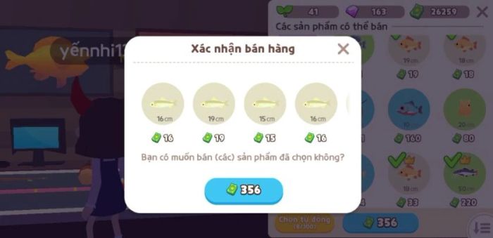 Câu cá là một trong những cách kiếm tiền hiệu quả nhất trong Play Together