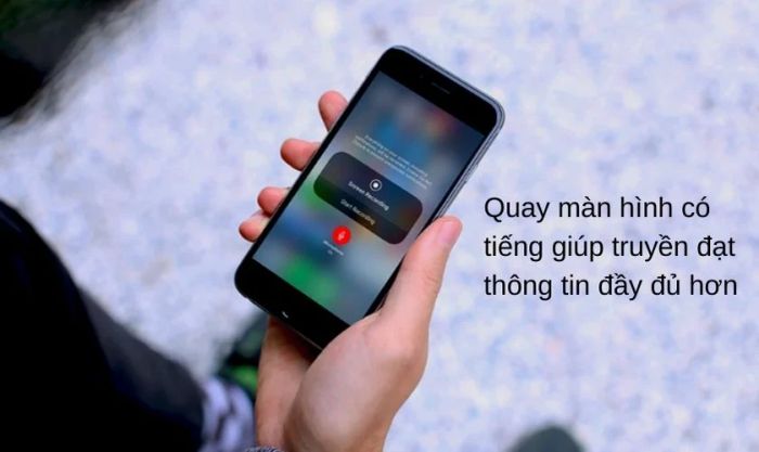 Khi quay màn hình với âm thanh, thông tin được truyền tải đầy đủ và dễ hiểu hơn, giúp người xem tiếp thu tốt hơn.