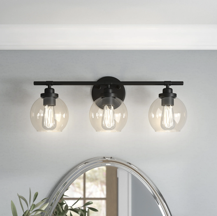 black vanity lighting fixtures