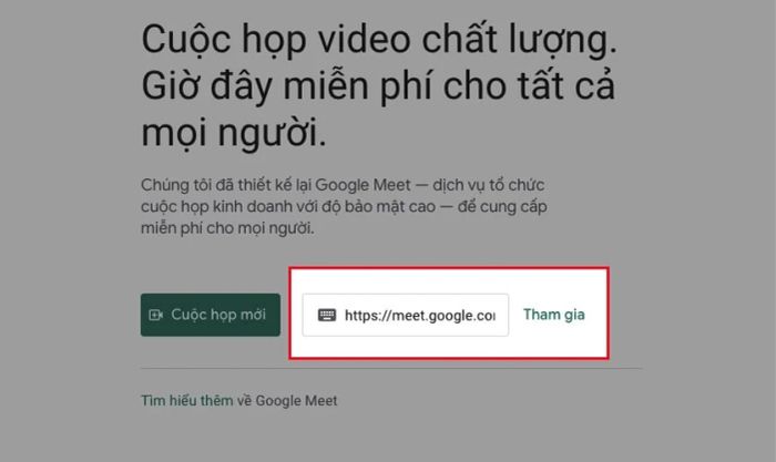 Cách tham gia cuộc họp trực tuyến bằng Google Meet