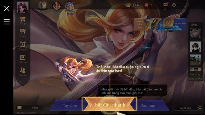 Chờ đợi quá trình tải dữ liệu của game hoàn tất