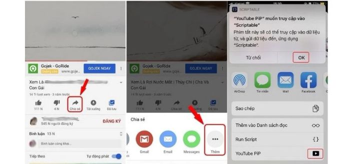 Sử dụng tính năng YouTube PiP
