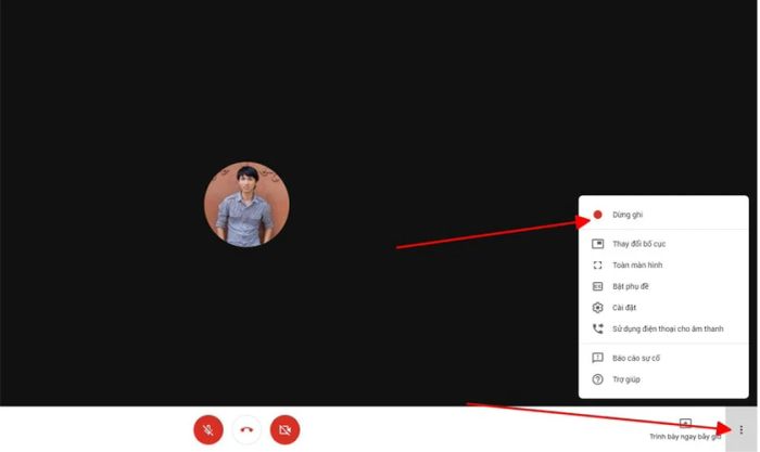 Cách sử dụng Google Meet để ghi lại buổi học
