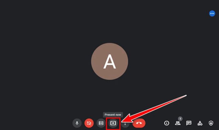 Hướng dẫn cách chia sẻ màn hình trên Google Meet
