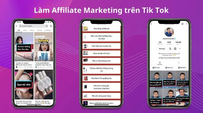 Kiếm tiền trên TikTok qua tiếp thị liên kết (Affiliate Marketing)
