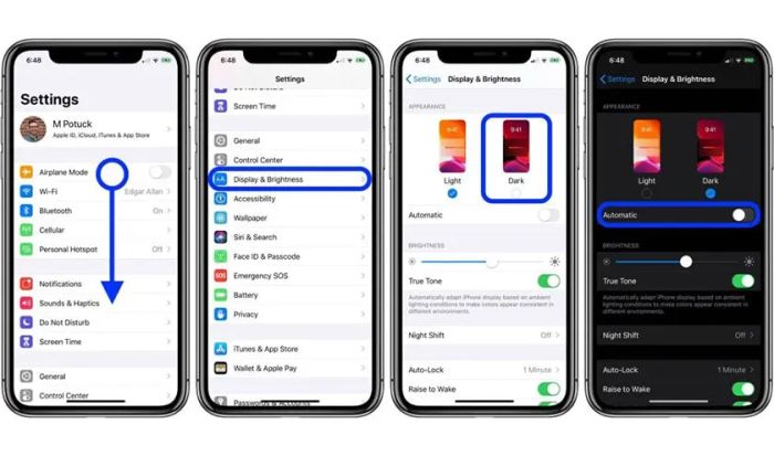 Chế độ giao diện tối cho Google