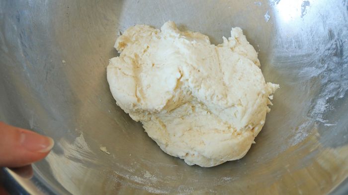 A bowl of gnocchetti dough.