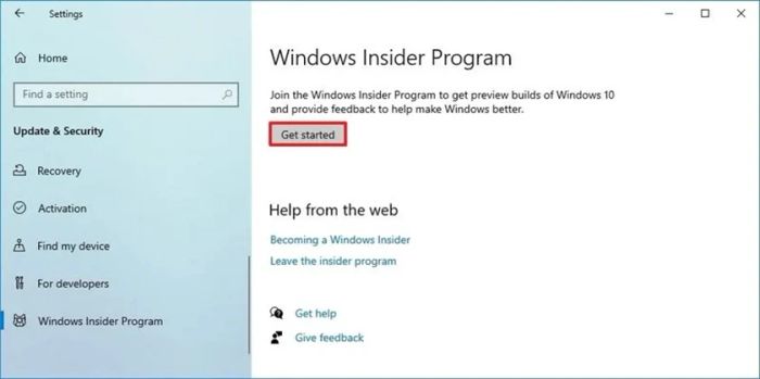 Hướng dẫn cập nhật phiên bản Windows 11 Insider Preview chính thức từ Microsoft