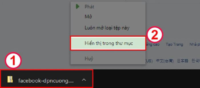 Cách phục hồi ảnh đã xóa trên Facebook thông qua máy tính