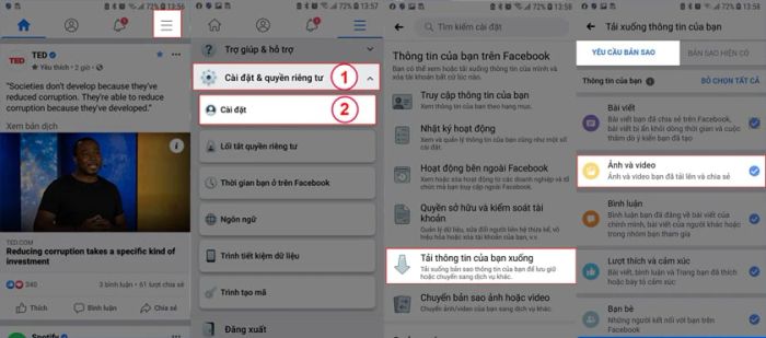 Cách phục hồi ảnh đại diện đã bị xóa trên Facebook