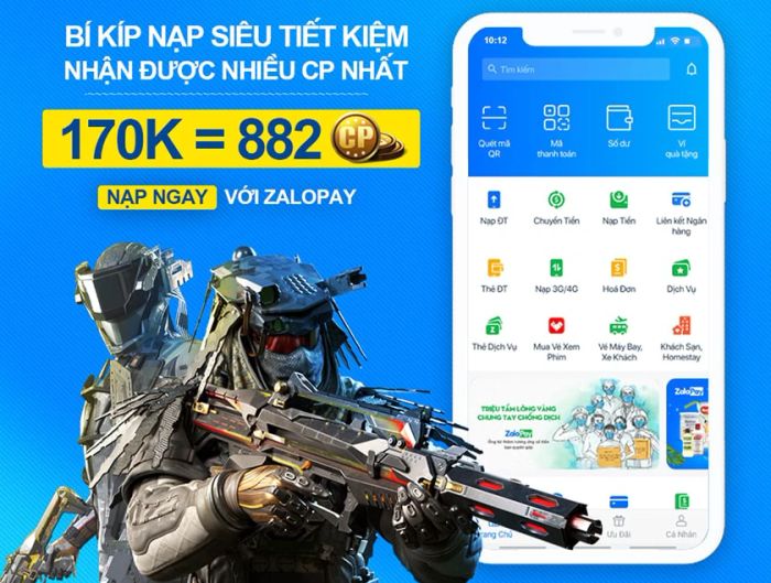 Nạp Call of Duty qua Zalo Pay