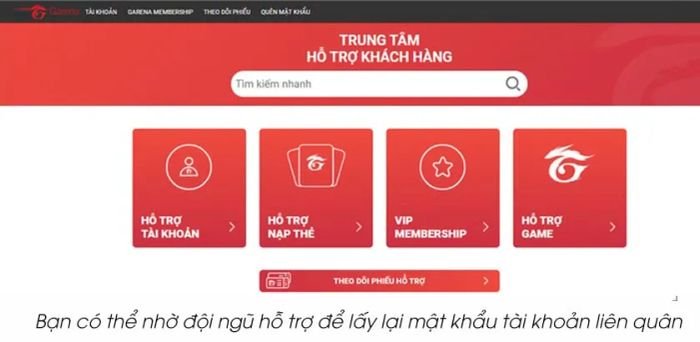 Hướng dẫn thay đổi mật khẩu Liên Quân Garena qua chứng minh nhân dân