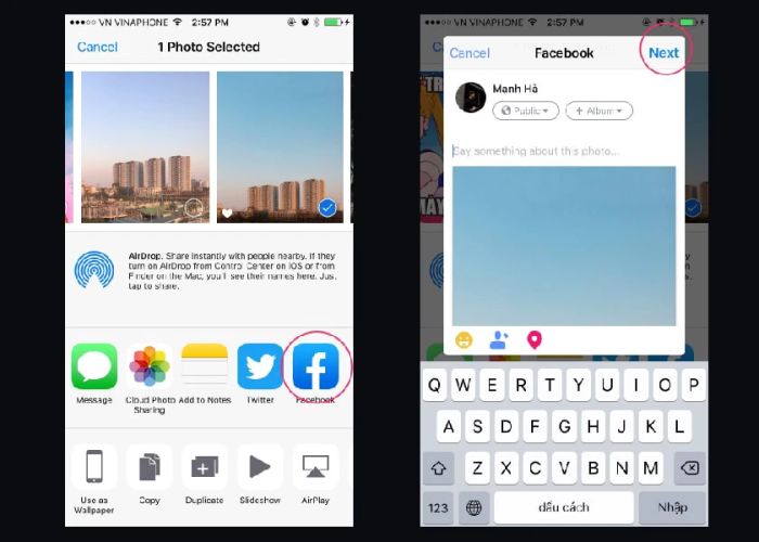 Áp dụng cho các thiết bị iPhone.