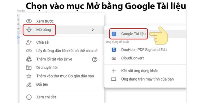 Cách chuyển đổi file ảnh sang Word không bị lỗi font bằng Google Tài liệu