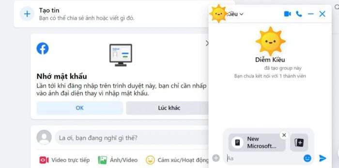 Chọn file và gửi đi