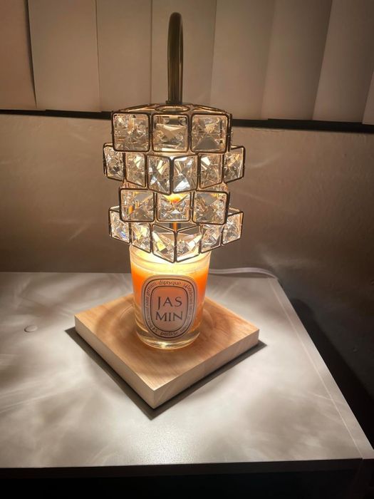 A reviewer's lamp elegantly placed on a table