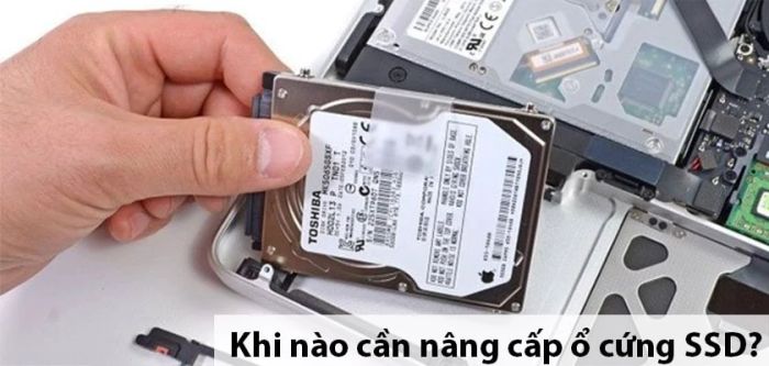Khi nào bạn cần nâng cấp SSD cho laptop? Đó là khi ổ cứng không còn không gian trống.