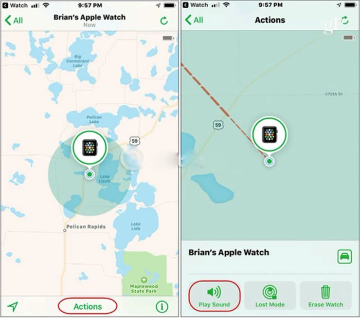 Hướng dẫn cách tìm Apple Watch qua Find My Apple Watch