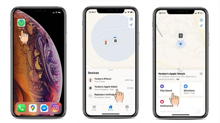Hướng dẫn tìm Apple Watch qua iPhone
