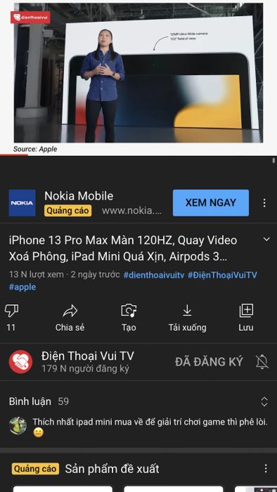 Hướng dẫn tải nhạc từ YouTube về điện thoại thông qua tính năng Tải xuống của Youtube