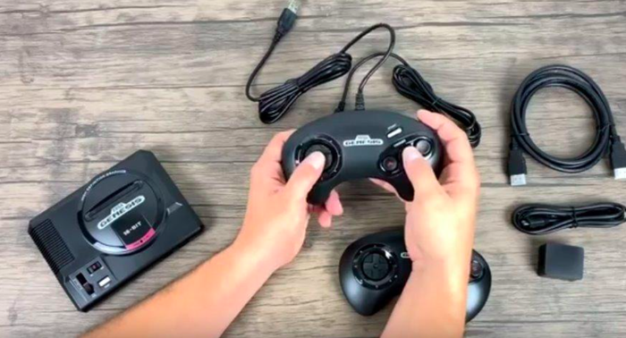 A photo from a customer showing the Sega Genesis console.